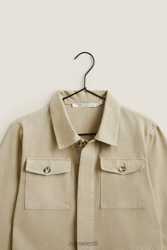 Zara pikkade varrukatega aiakombinesoon naised tumebeež Riietus 42F0H1820