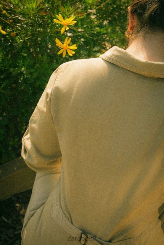 Zara pikkade varrukatega aiakombinesoon naised tumebeež Riietus 42F0H1820