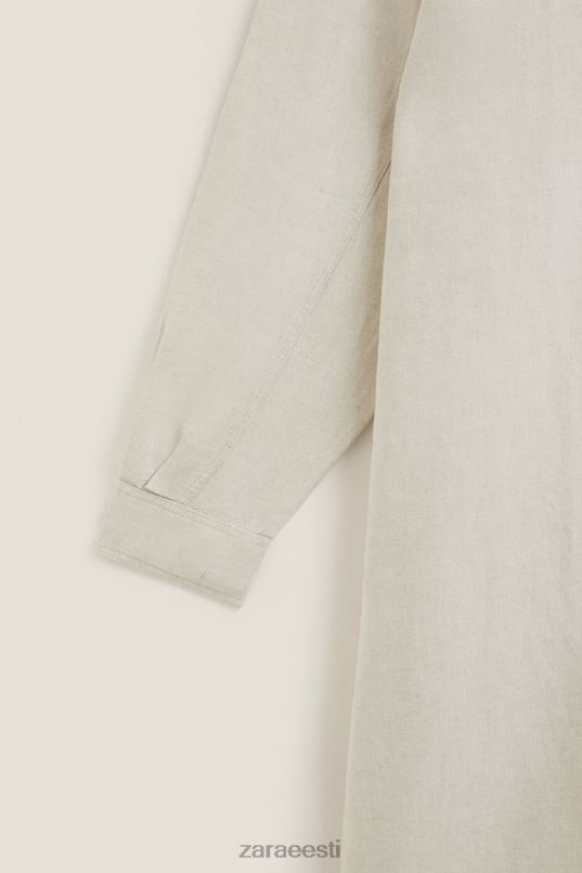 Zara särk kleit naised helebeež Riietus 42F0H1819