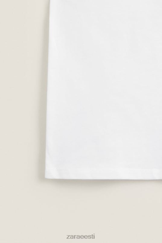 Zara tank top naised valge Riietus 42F0H1813