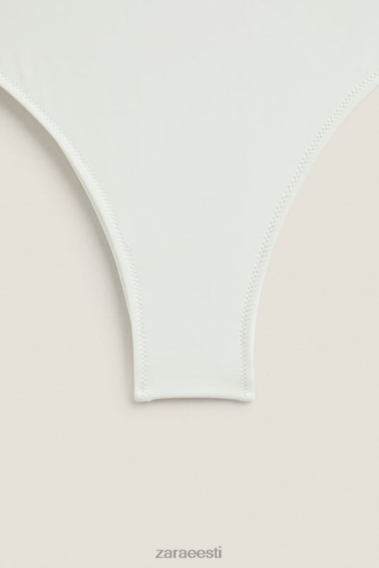 Zara tavaline ujumistrikoo naised ekru Riietus 42F0H1822