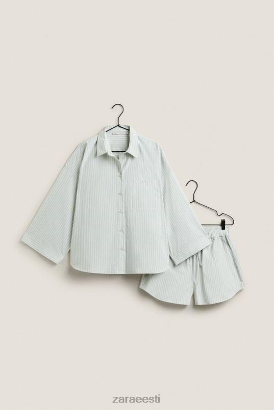 Zara triibuline särk naised heleroheline Riietus 42F0H1808