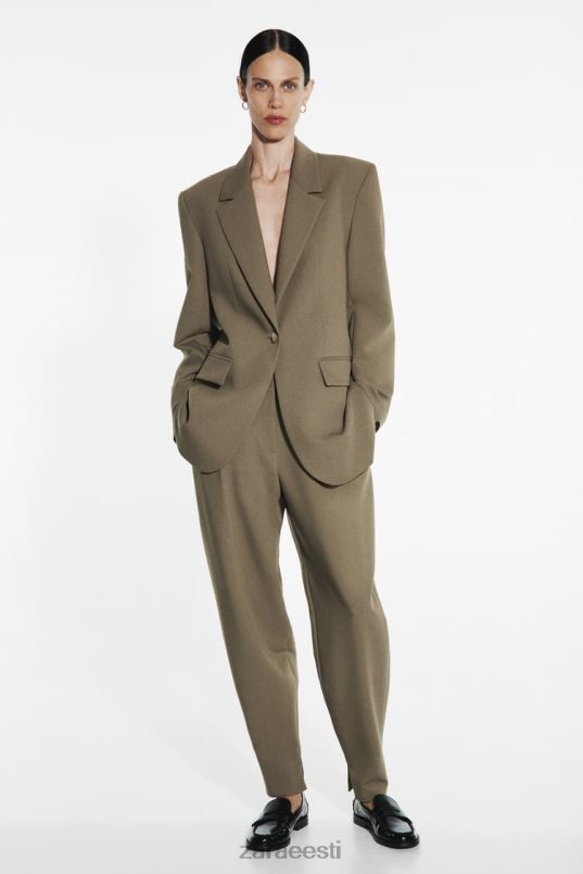 Zara haamerpüksid naised khaki Riietus 42F0H905