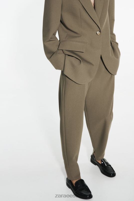 Zara haamerpüksid naised khaki Riietus 42F0H905