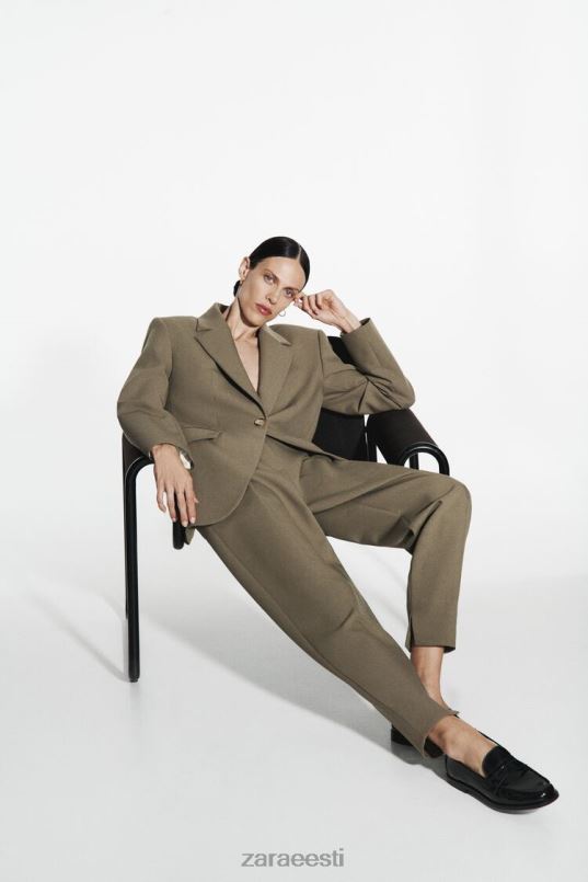 Zara haamerpüksid naised khaki Riietus 42F0H905