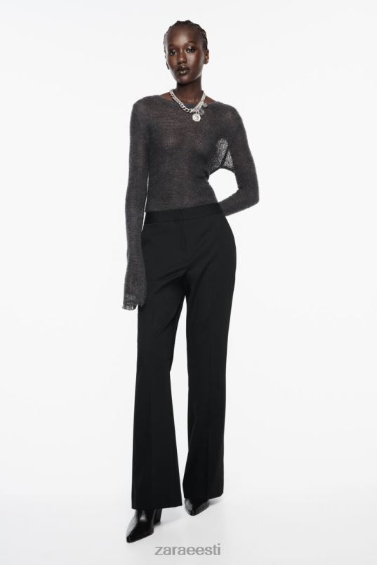 Zara täispikad laienevad püksid naised must Riietus 42F0H880