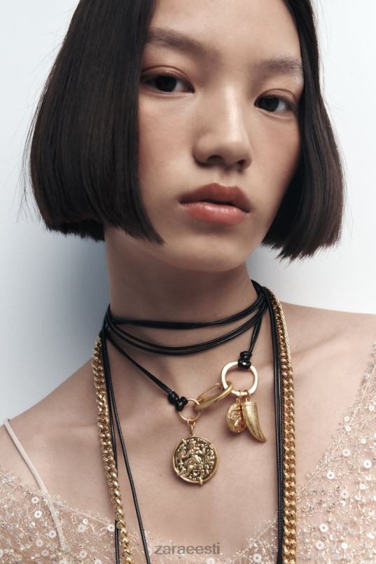 Zara pakk mündikaelakeesid naised kuldne tarvikud 42F0H765