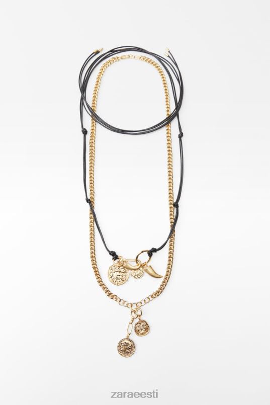 Zara pakk mündikaelakeesid naised kuldne tarvikud 42F0H765