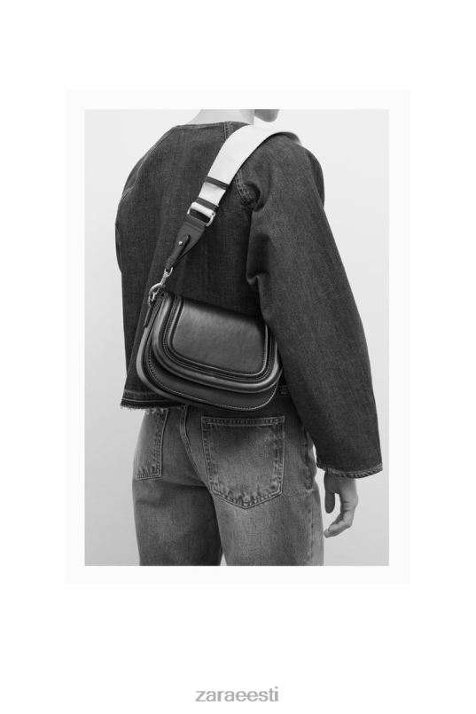 Zara crossbody kott naised must tarvikud 42F0H751