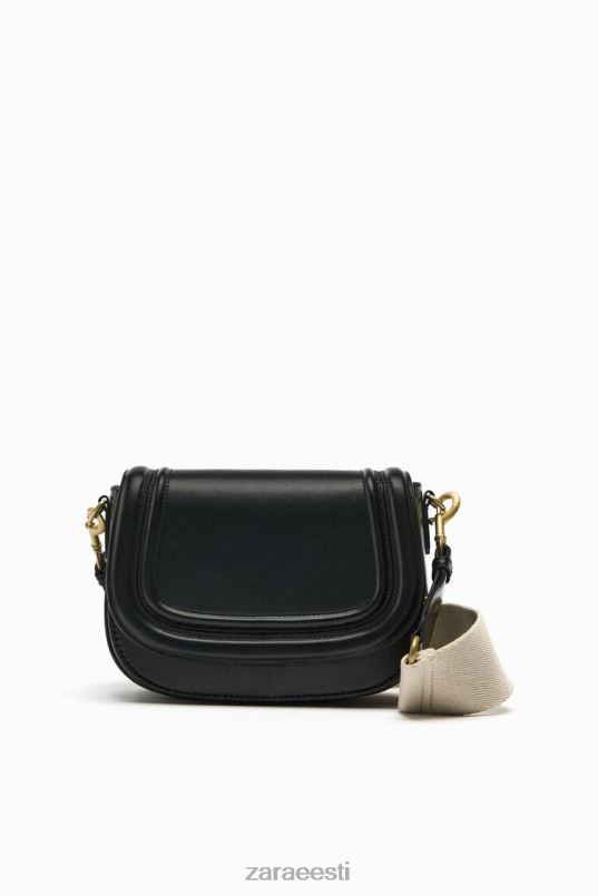 Zara crossbody kott naised must tarvikud 42F0H751
