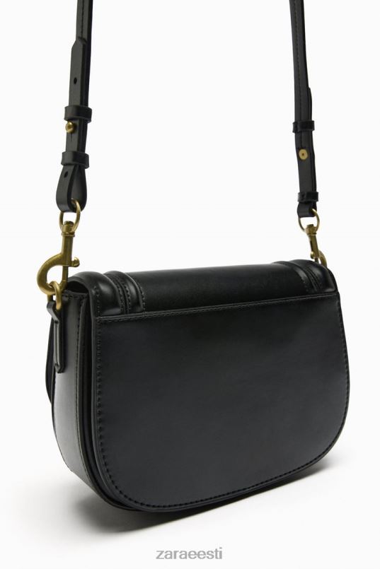 Zara crossbody kott naised must tarvikud 42F0H751