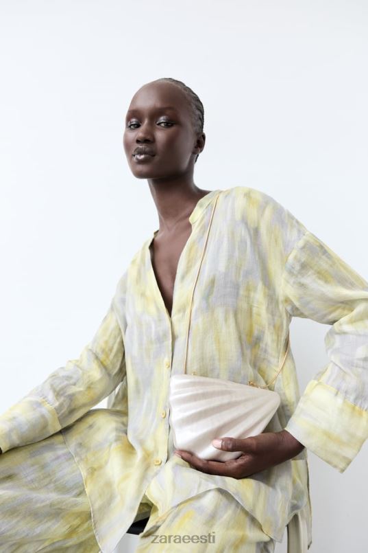 Zara kunstpärliga karbikott naised valge tarvikud 42F0H755