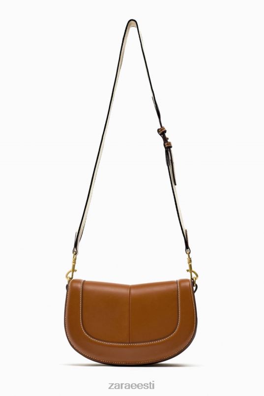 Zara ülaõmmeldud crossbody kott naised originaal tarvikud 42F0H752