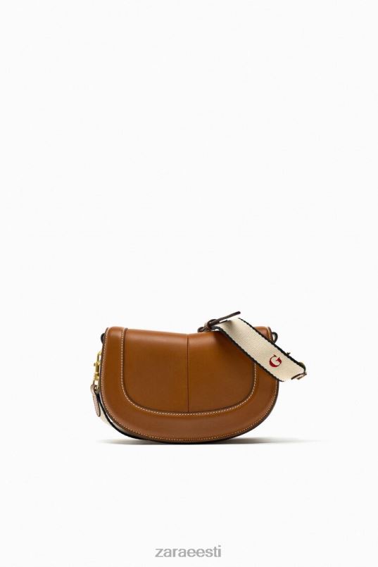 Zara ülaõmmeldud crossbody kott naised originaal tarvikud 42F0H752
