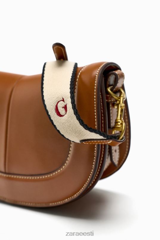 Zara ülaõmmeldud crossbody kott naised originaal tarvikud 42F0H752