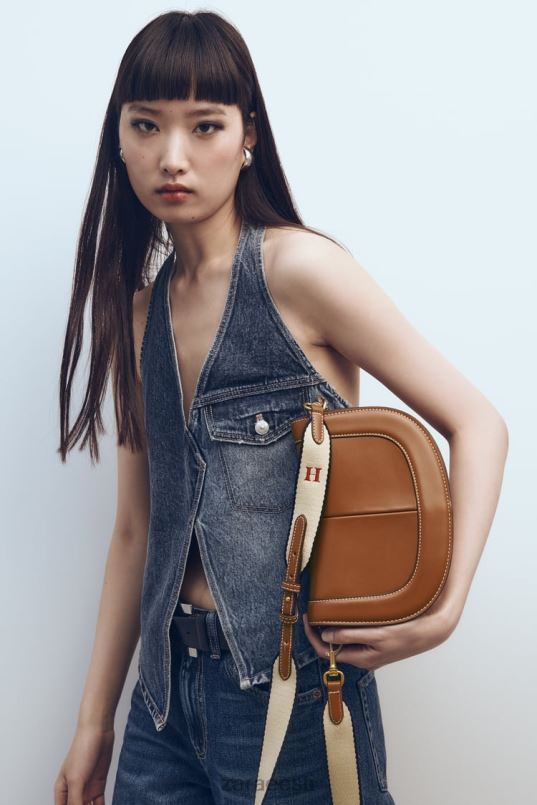 Zara ülaõmmeldud crossbody kott naised originaal tarvikud 42F0H752