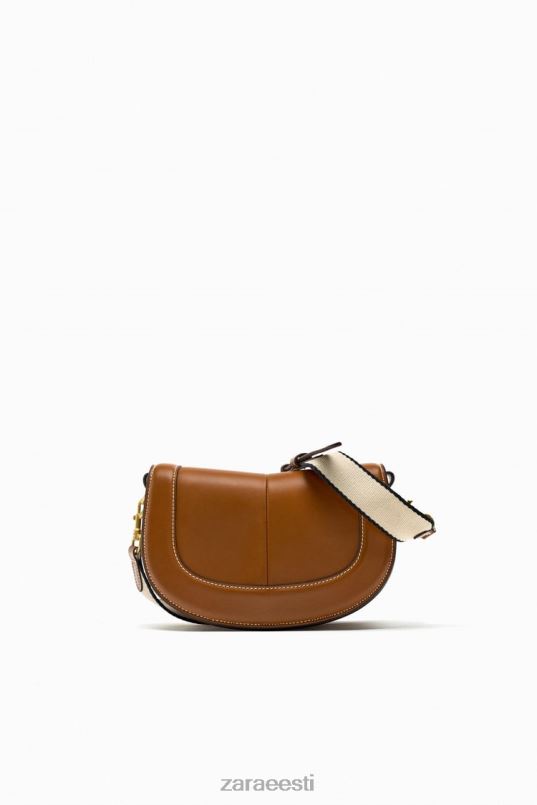 Zara ülaõmmeldud crossbody kott naised originaal tarvikud 42F0H752