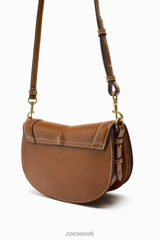 Zara ülaõmmeldud crossbody kott naised originaal tarvikud 42F0H752