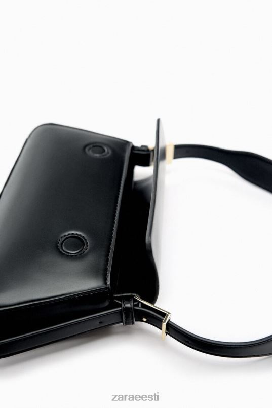 Zara minimaalse klapiga õlakott naised must tarvikud 42F0H743