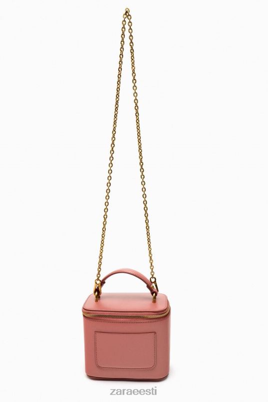 Zara struktureeritud crossbody kott naised roosa tarvikud 42F0H741