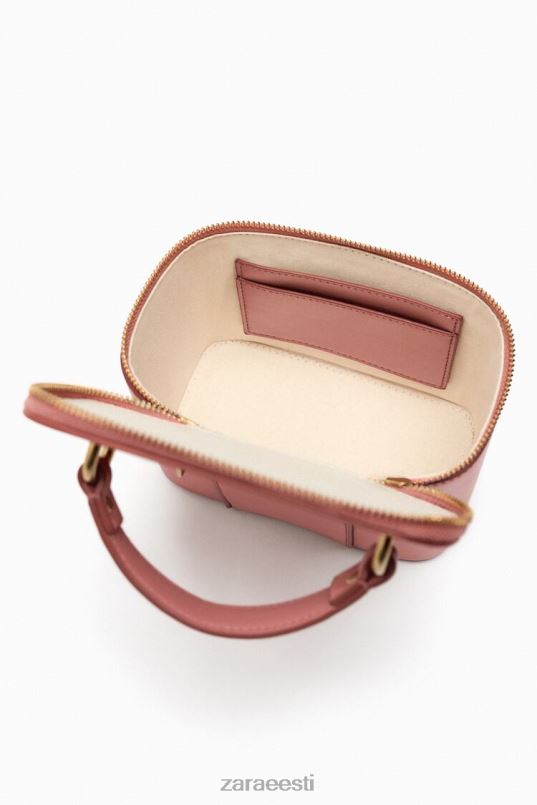 Zara struktureeritud crossbody kott naised roosa tarvikud 42F0H741