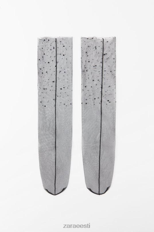 Zara sädelevad tüllsokid naised must tarvikud 42F0H762