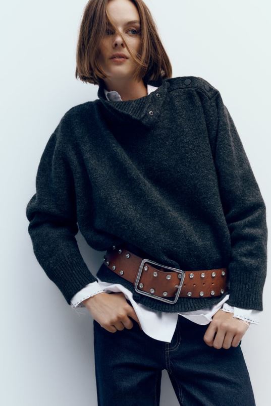 Zara ehe nahast vöö naised pruun tarvikud 42F0H756