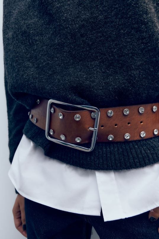 Zara ehe nahast vöö naised pruun tarvikud 42F0H756