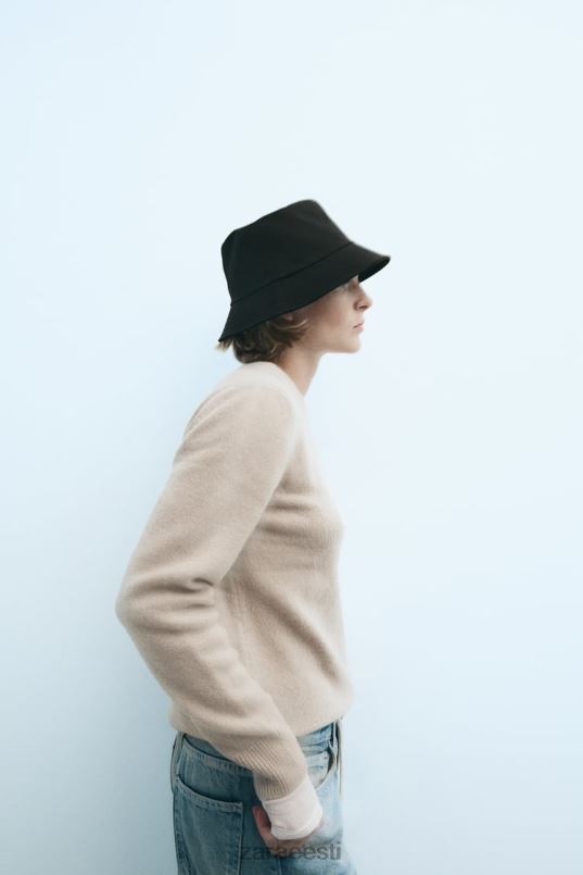 Zara vetthülgav ämbrimüts naised must tarvikud 42F0H763