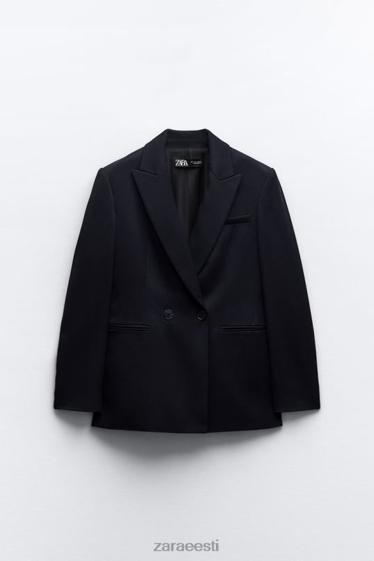 Zara kahe rinnaga bleiser naised mereväe sinine Riietus 42F0H140