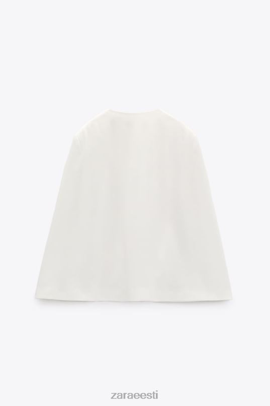 Zara keebi bleiser naised ekru Riietus 42F0H165