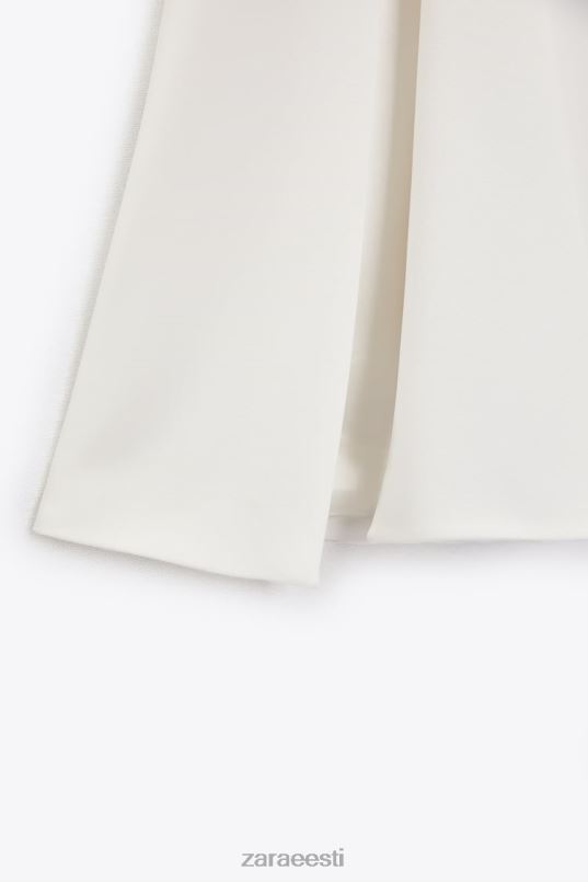 Zara keebi bleiser naised ekru Riietus 42F0H165