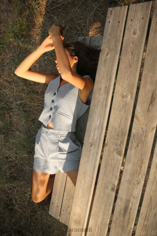 Zara kohandatud vest naised hall Riietus 42F0H139