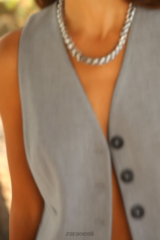 Zara kohandatud vest naised hall Riietus 42F0H139