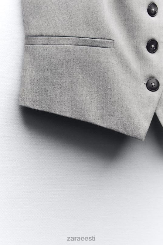 Zara kohandatud vest naised hall Riietus 42F0H139