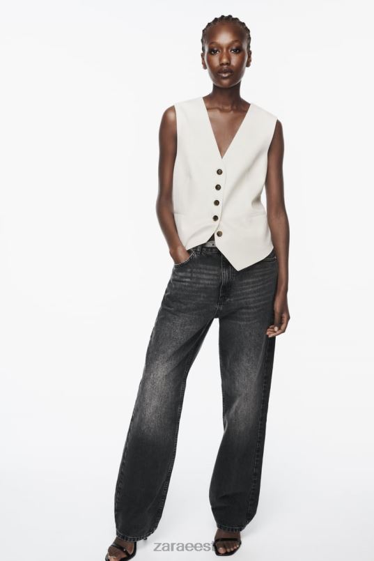 Zara kohandatud vest naised helebeež Riietus 42F0H157