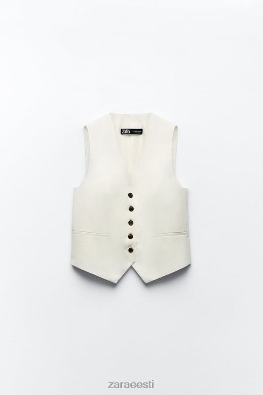 Zara kohandatud vest naised helebeež Riietus 42F0H157