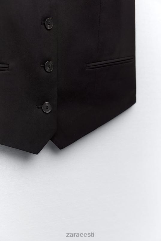 Zara kohandatud vest naised must Riietus 42F0H145