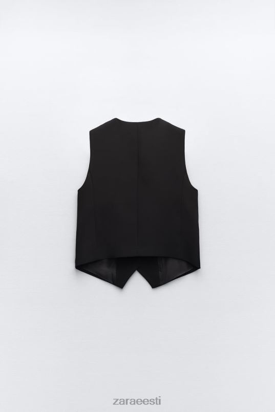 Zara kohandatud vest naised must Riietus 42F0H158