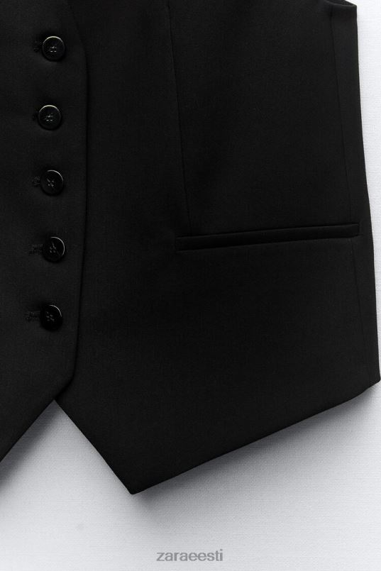 Zara kohandatud vest naised must Riietus 42F0H158