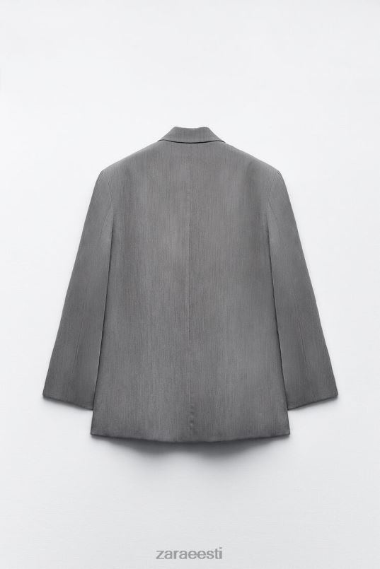 Zara ülisuur kahe rinnaga jakk naised hall mergel Riietus 42F0H156