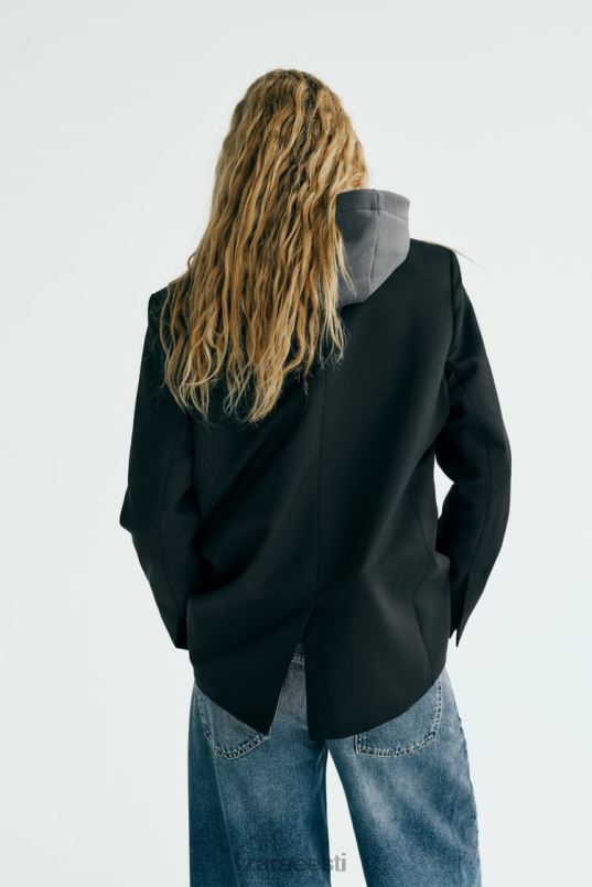 Zara põhiline bleiser naised must Riietus 42F0H148