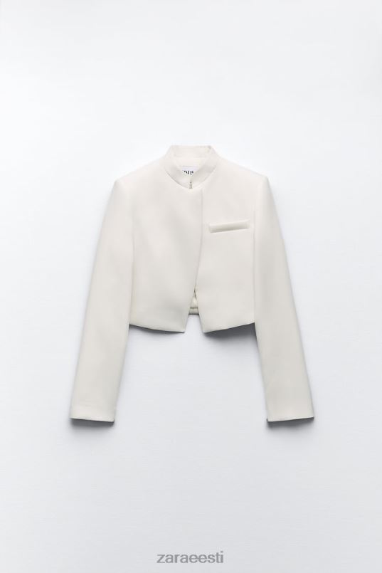 Zara saagi bleiser naised austri valge Riietus 42F0H163