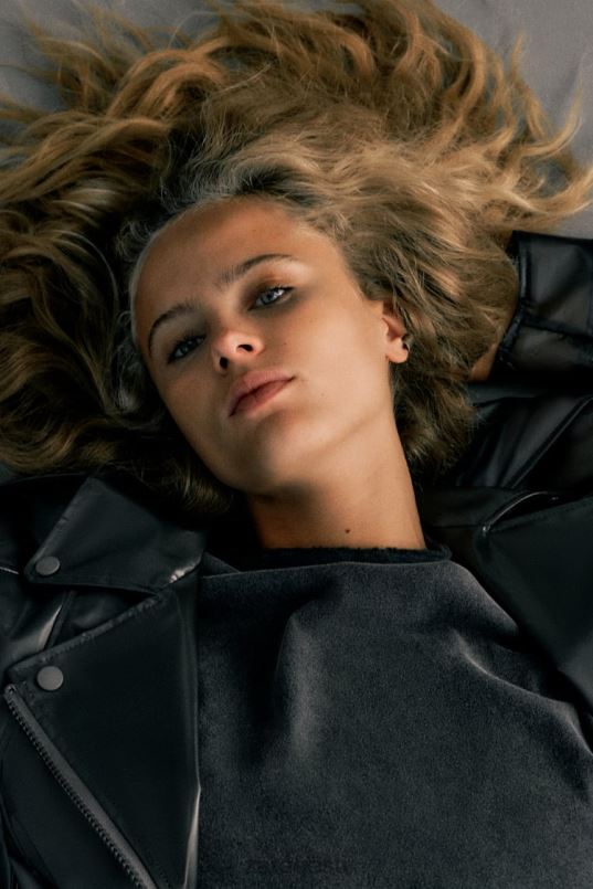 Zara crop läbipaistev jope naised originaal Riietus 42F0H94