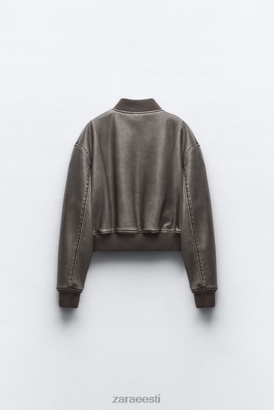 Zara hädas kunstnahast bomberjope naised must Riietus 42F0H34