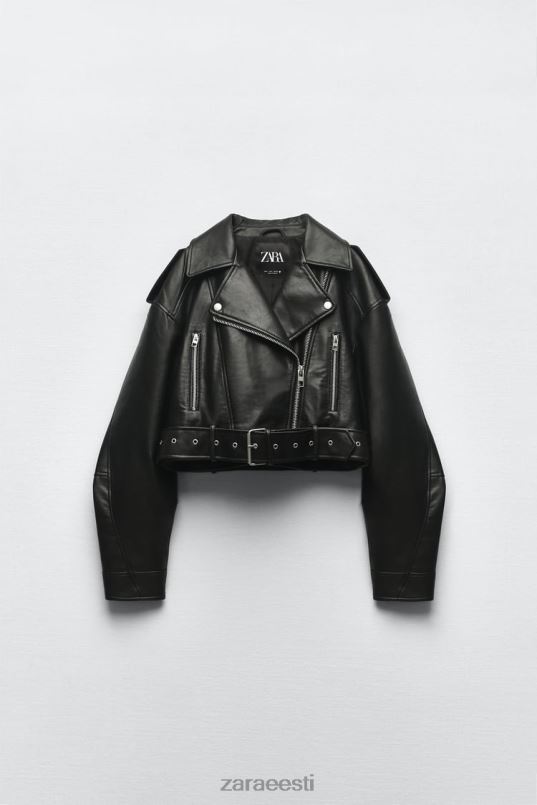 Zara kunstnahast jakk naised must Riietus 42F0H48