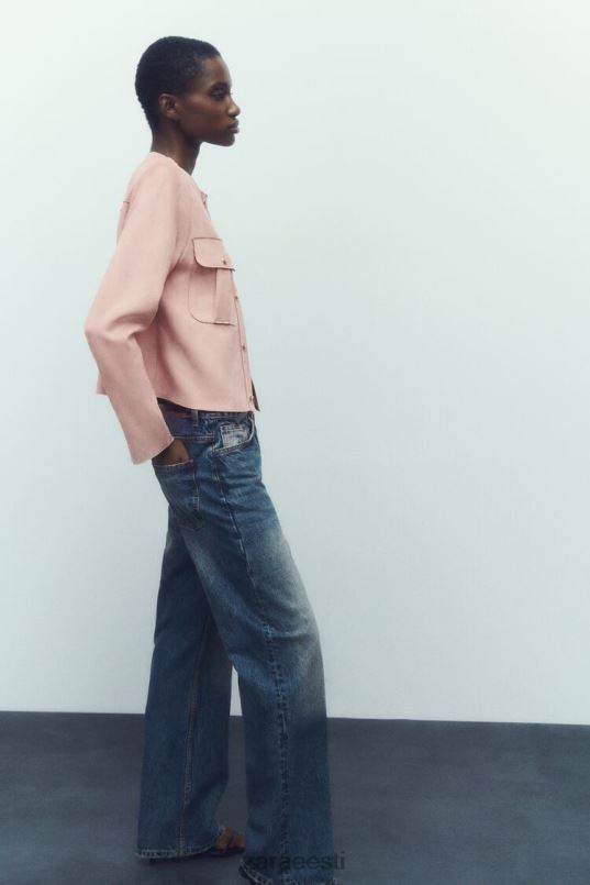 Zara kunstnahast pealissärk naised roosa Riietus 42F0H117