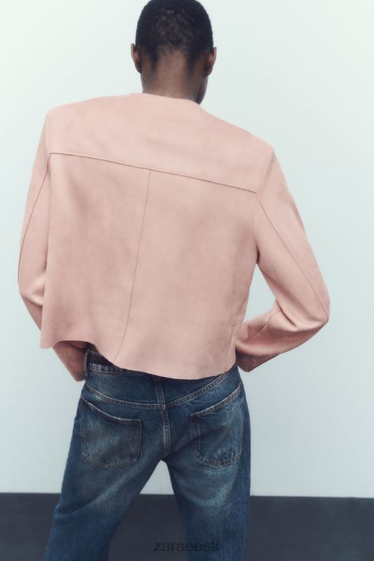 Zara kunstnahast pealissärk naised roosa Riietus 42F0H117