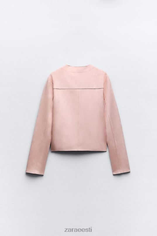 Zara kunstnahast pealissärk naised roosa Riietus 42F0H117
