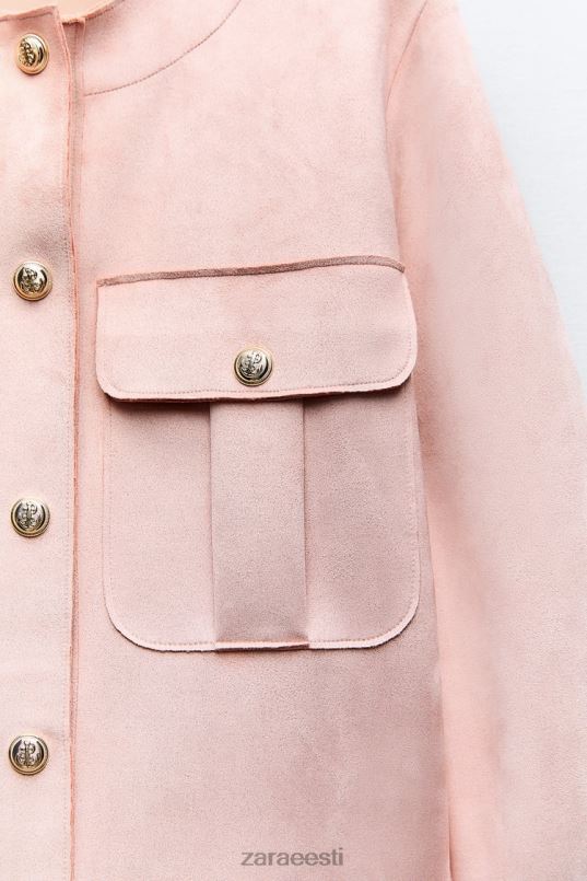 Zara kunstnahast pealissärk naised roosa Riietus 42F0H117